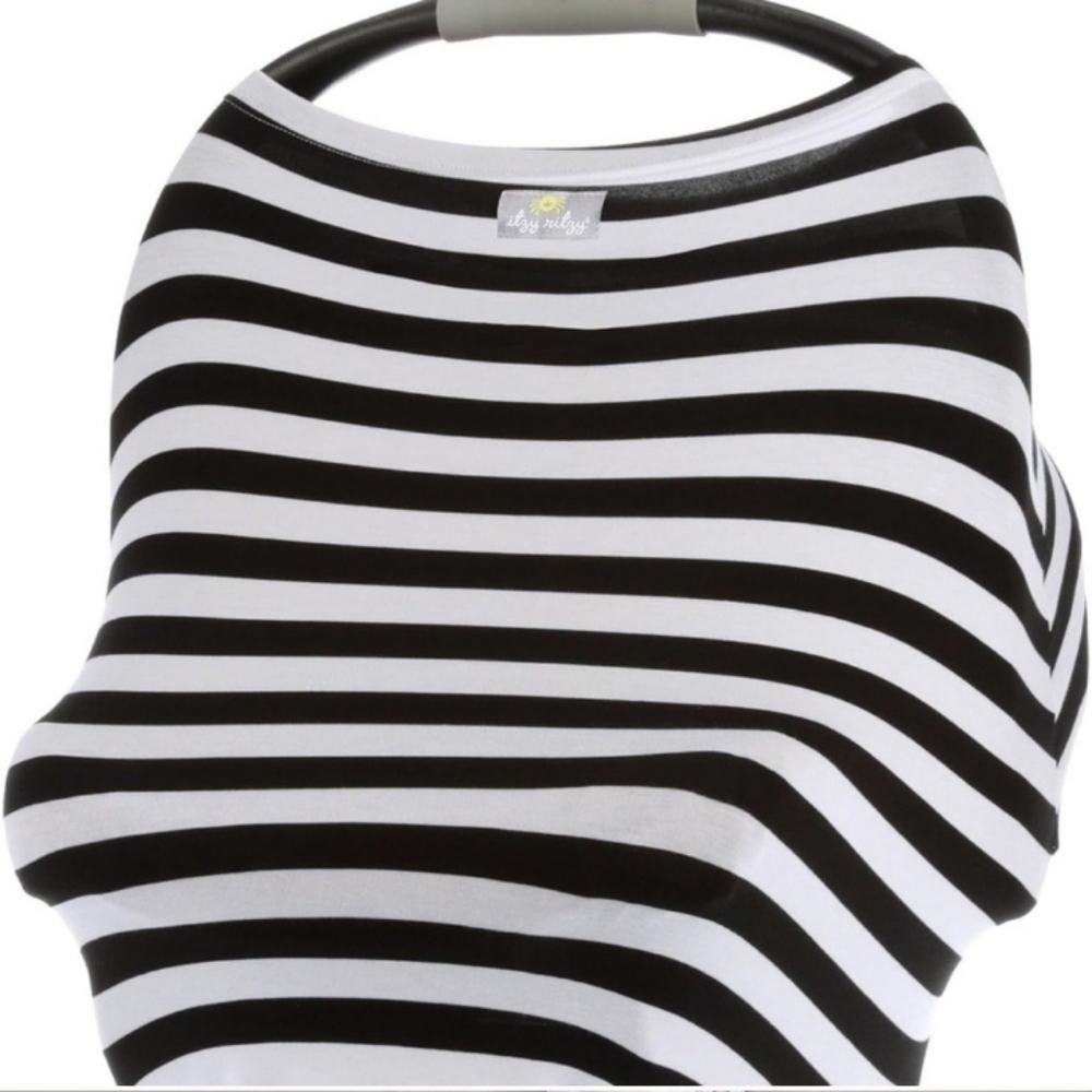 Itzy Ritzy 4-in-1 Nursing Cover, Car Seat Cover, Shopping Cart Cover & Scarf